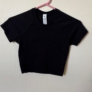 lululemon athletica Black Crop Top